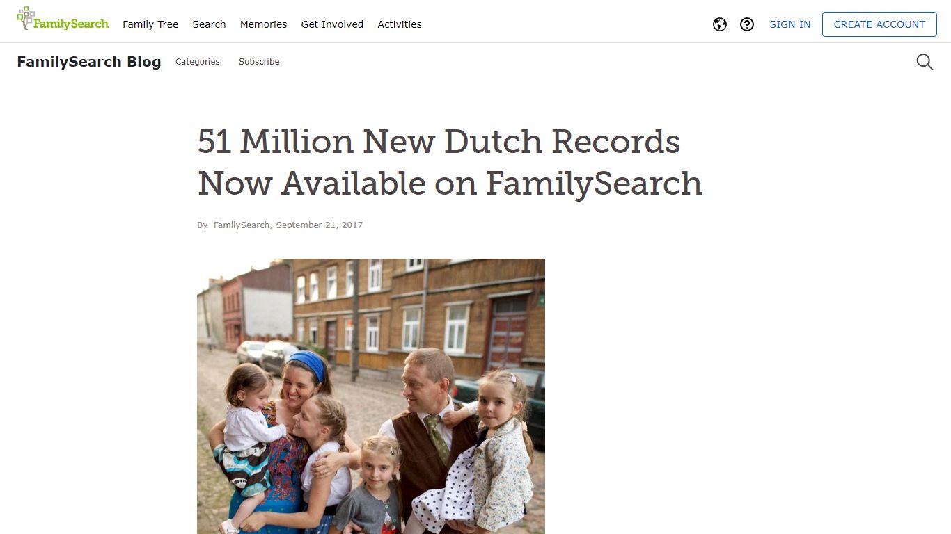 51 Million New Dutch Records Now Available on FamilySearch